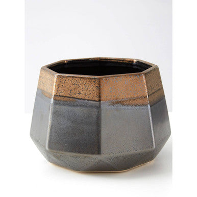 Small Metallic Planter