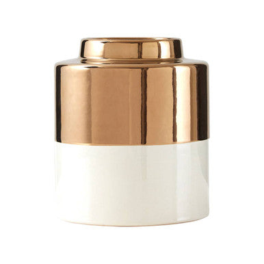 Polished Small Metallic Vase