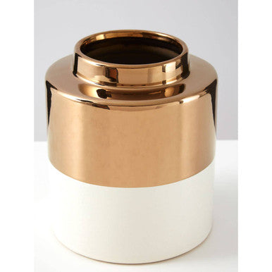 Polished Small Metallic Vase