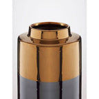 Dual Tone Small Metallic Finish Vase