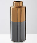 Grey Large Metallic Vase