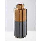 Grey Large Metallic Vase