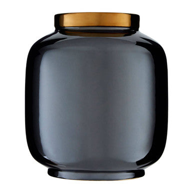 Black Metallic Vase