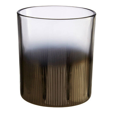 Silver Glass Tealight Holder
