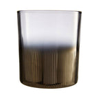 Silver Glass Tealight Holder