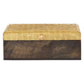 Gold Disc Design Small Trinket Box