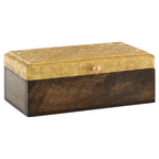 Gold Disc Design Small Trinket Box