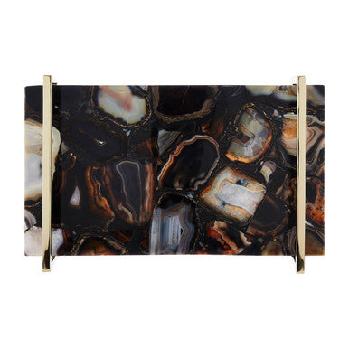 Black Agate Small Tray