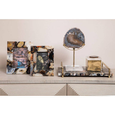 Black Agate Small Tray