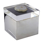 White Agate Small Trinket Box