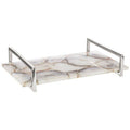 White Agate Large Tray