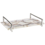 White Agate Large Tray