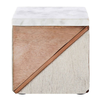 Cowhide Small Trinket Box