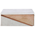 Cowhide Large Trinket Box