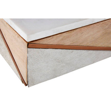 Cowhide Large Trinket Box