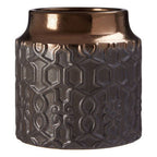 Grey Textured Large Planter