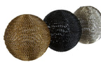 Set of 3 Large Decorative Balls