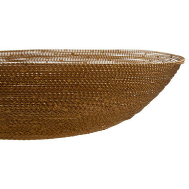 Brass Wire Gold Finish Decorative Bowl