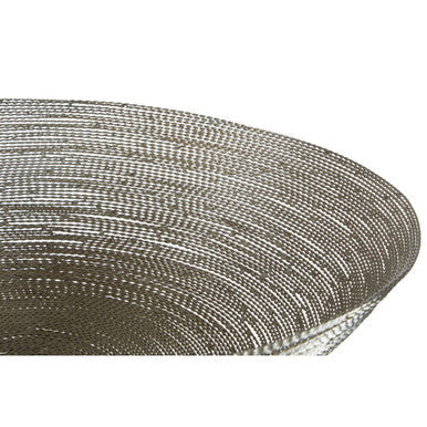 Nickel Wire Silver Decorative Bowl