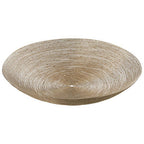 Nickel Twisted Metal Small Decorative Bowl
