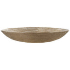 Nickel Twisted Metal Small Decorative Bowl