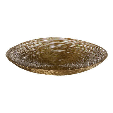 Brass Twisted Wire Decorative Plate