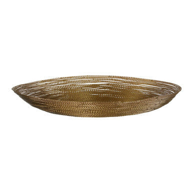 Brass Twisted Wire Decorative Plate