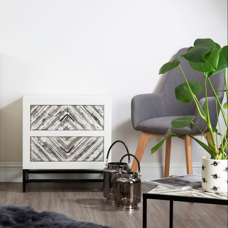 Small Nickel Stripe Lantern