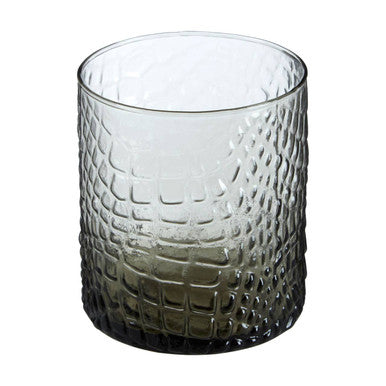 Smoked Glass Tealight Holder