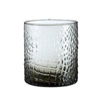 Smoked Glass Tealight Holder