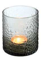 Smoked Glass Tealight Holder