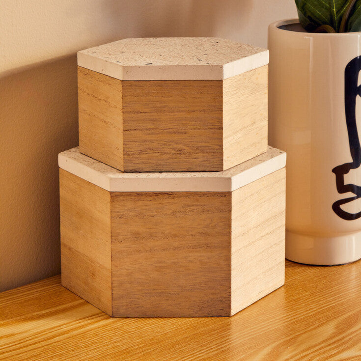 Small Terrazzo Lid Trinket Box