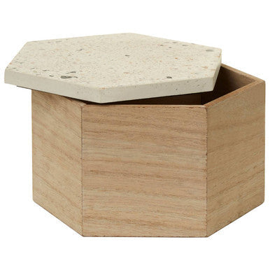 Large Terrazzo Lid Trinket Box