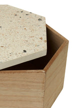 Large Terrazzo Lid Trinket Box