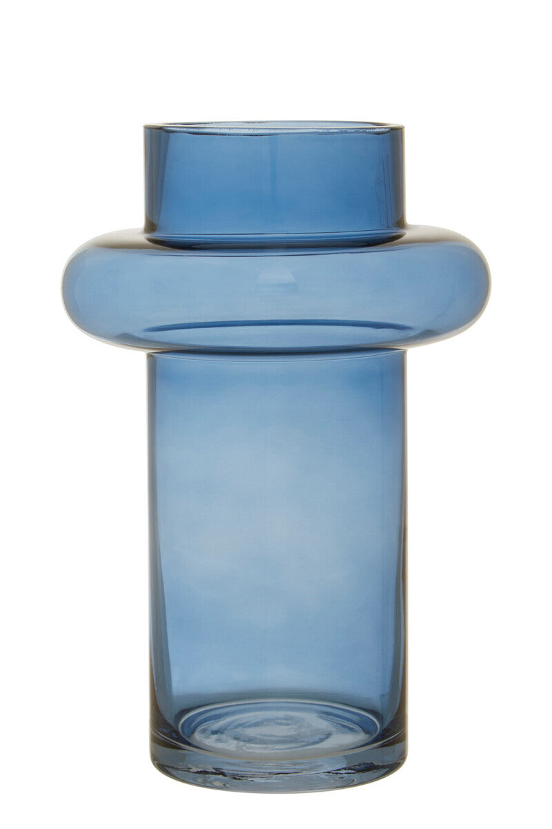 Small Blue Glass Vase