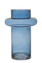 Small Blue Glass Vase