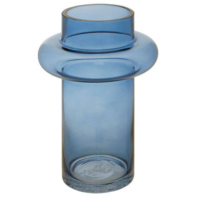 Small Blue Glass Vase