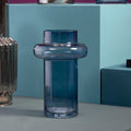 Small Blue Glass Vase