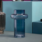 Small Blue Glass Vase