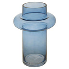 Large Blue Glass Vase | Cabrina