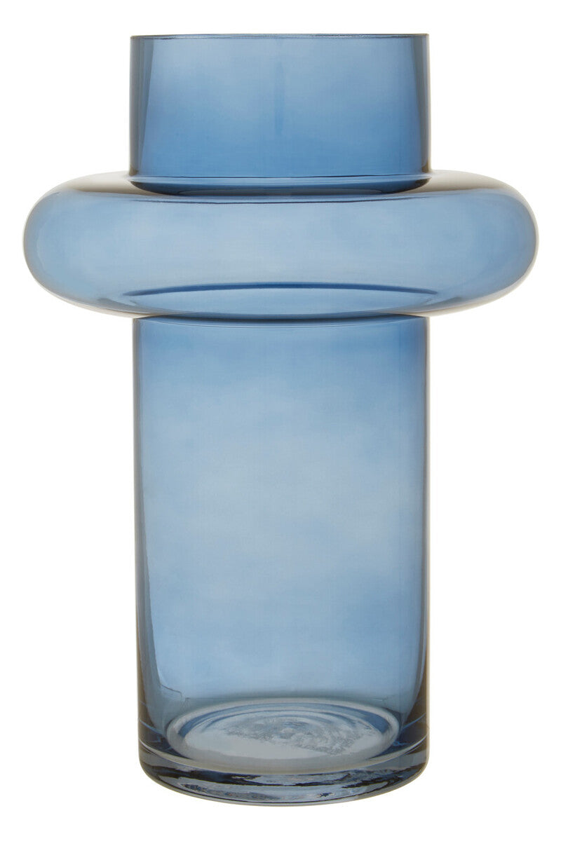 Large Blue Glass Vase | Cabrina