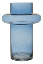 Large Blue Glass Vase | Cabrina