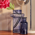 Large Blue Glass Vase | Cabrina