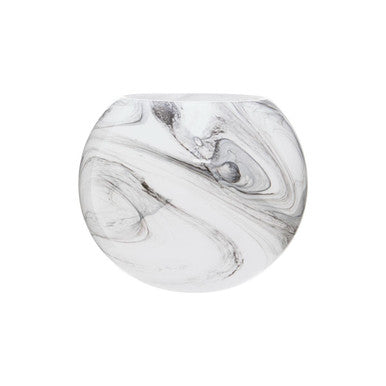 Marble Design Glass Vase