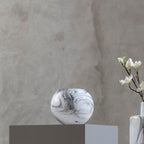 Marble Design Glass Vase