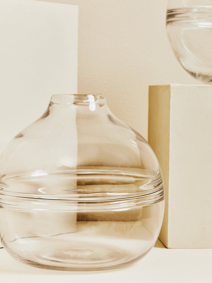 Clear Glass Vase