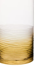 Large Textured Ombre Glass Vase
