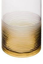 Large Textured Ombre Glass Vase