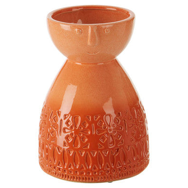 Medium Coral Face Vase