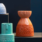 Medium Coral Face Vase